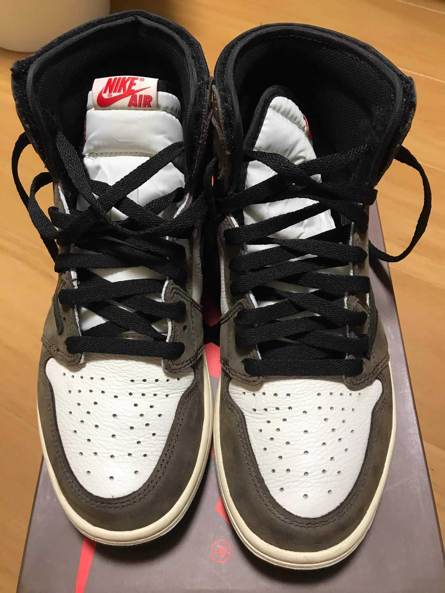 Travis Scott × Nike Air Jordan 1 Retro High OG TS SP "Sail/Dark Mocha"