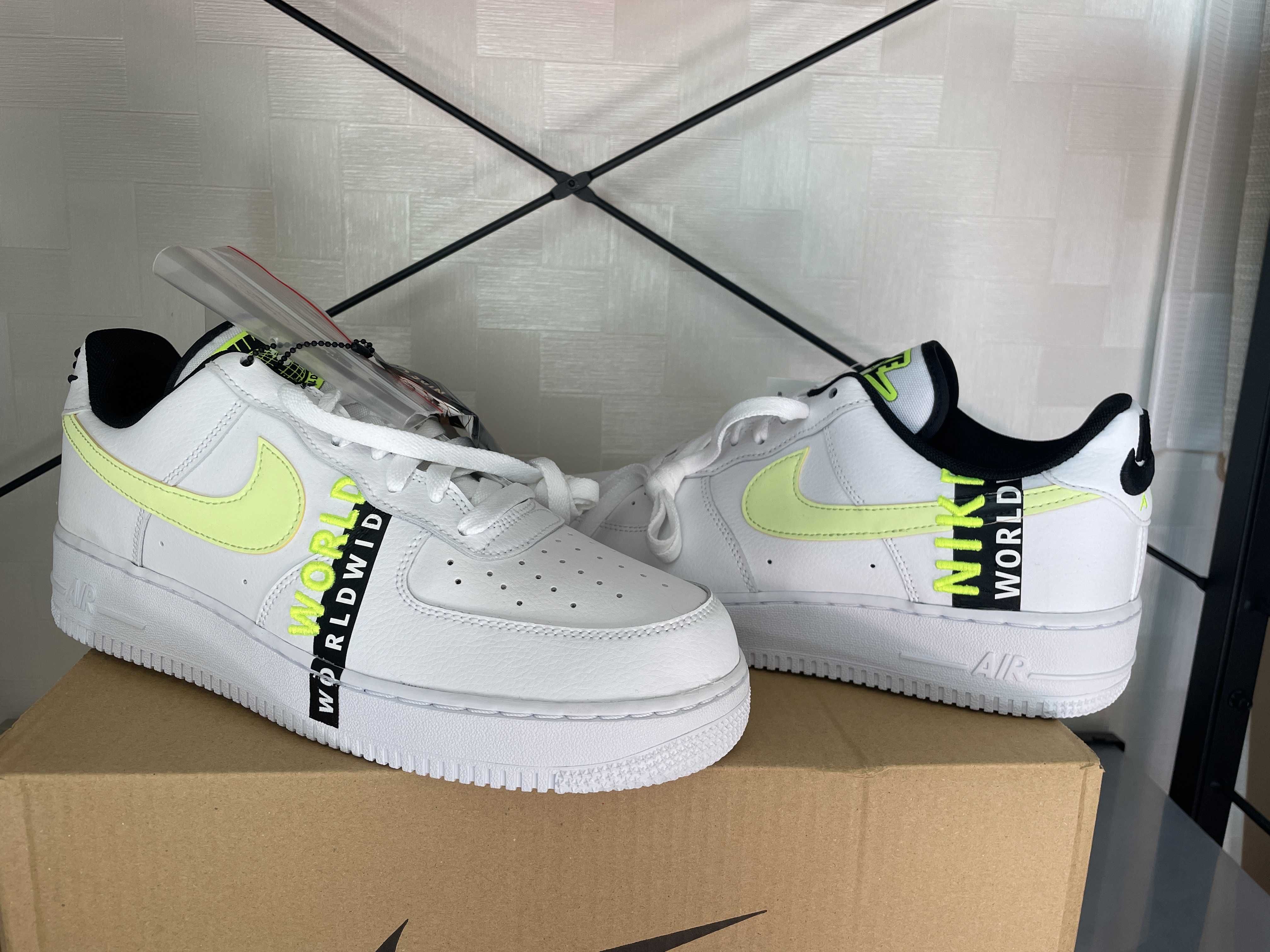 Nike Air Force 1 Low "World Wide/White Volt"