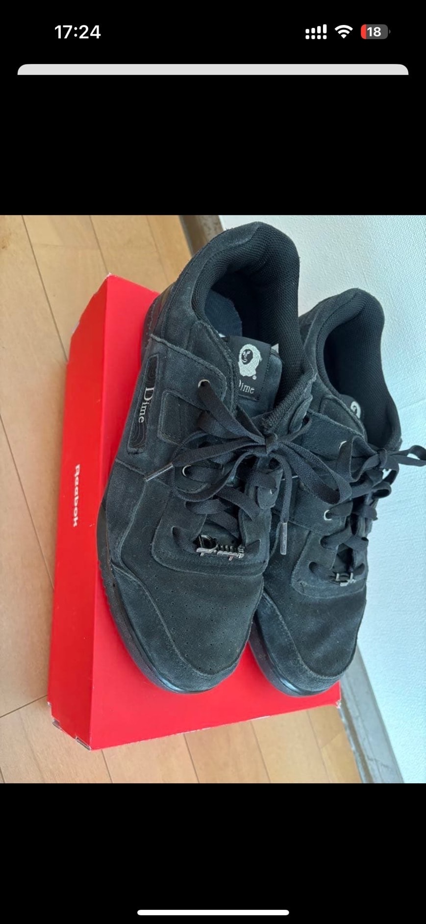 Dime × Reebok Workout Plus "Black"