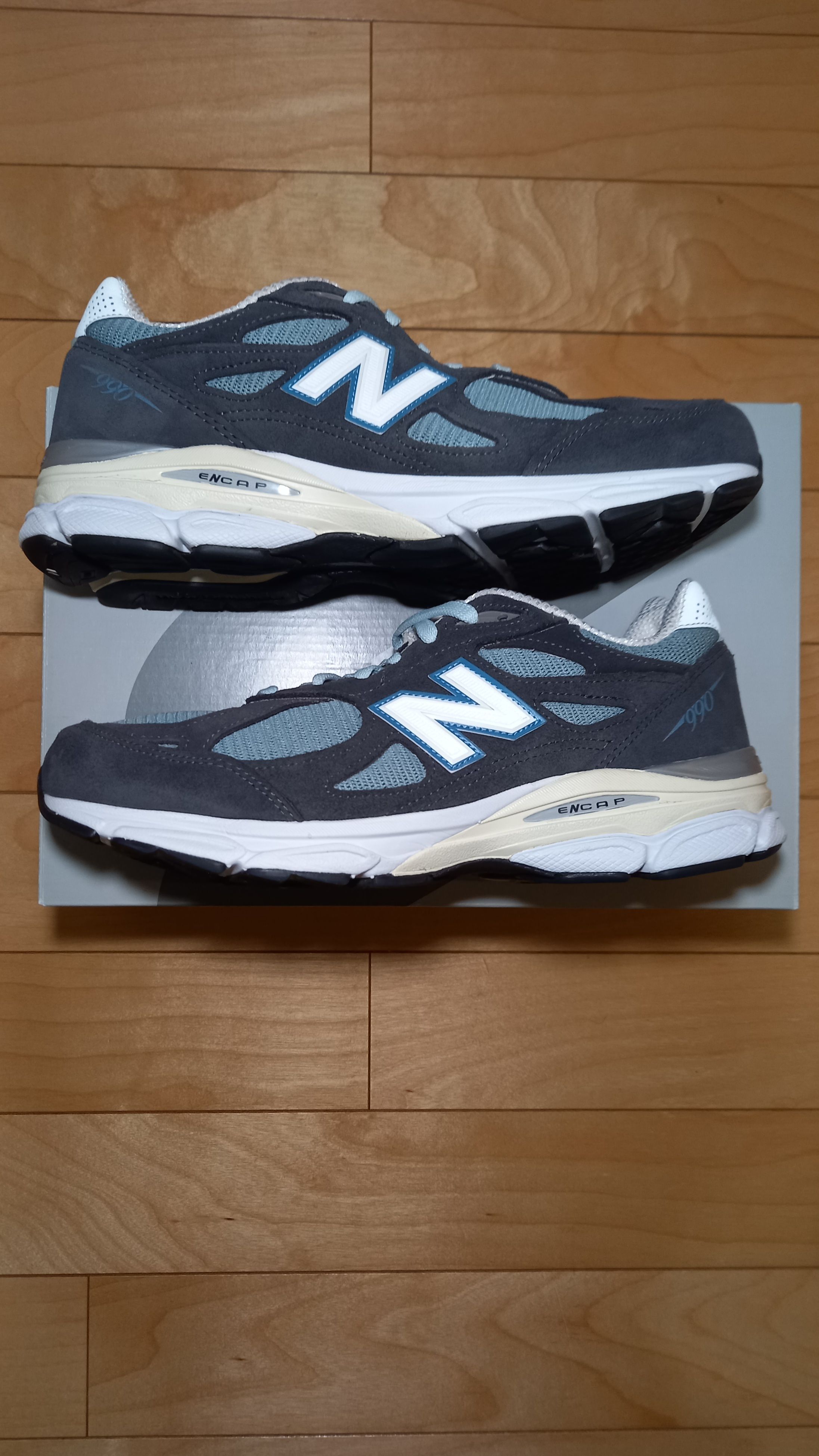KITH × New Balance 990V3 "Steel Blue"