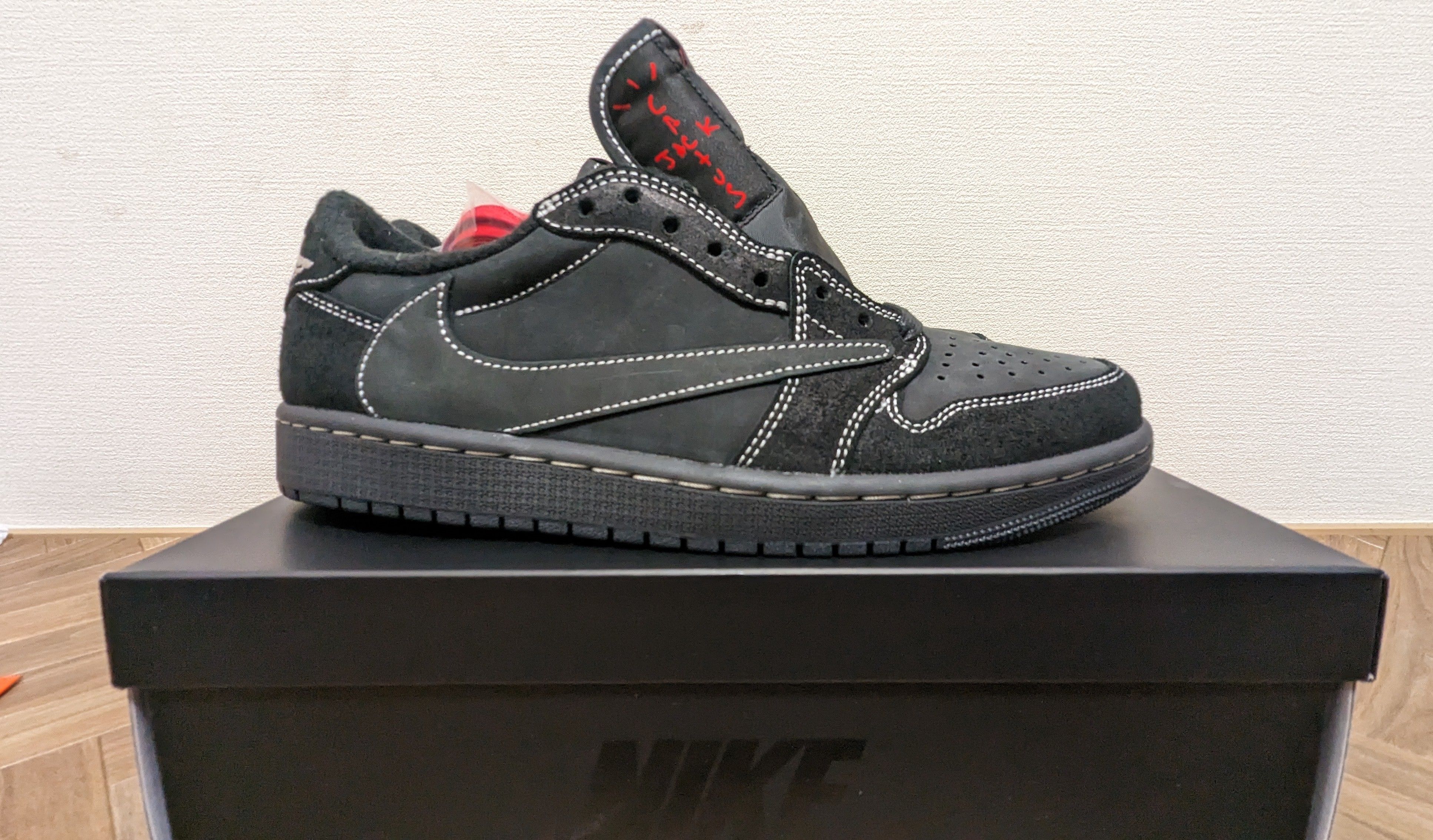 Travis Scott × Nike Air Jordan 1 Low OG SP "Black Phantom"