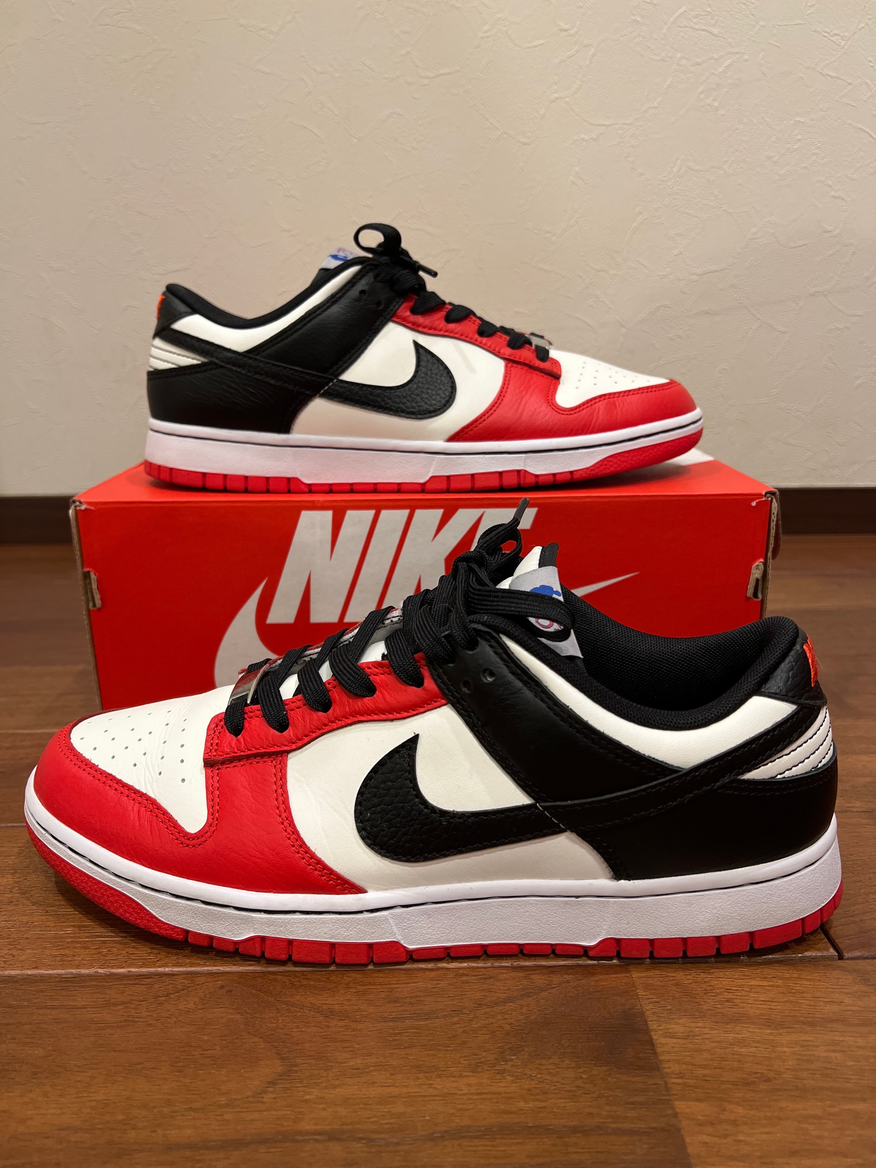 NBA × Nike Dunk Low EMB 75th Anniversary "Chicago Bulls"