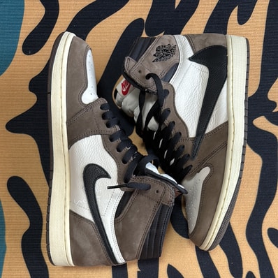 Travis Scott × Nike Air Jordan 1 Retro High OG TS SP "Sail/Dark Mocha"