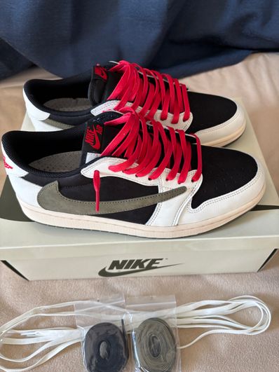 Travis Scott × Nike Women's Air Jordan 1 Low OG "Medium Olive"