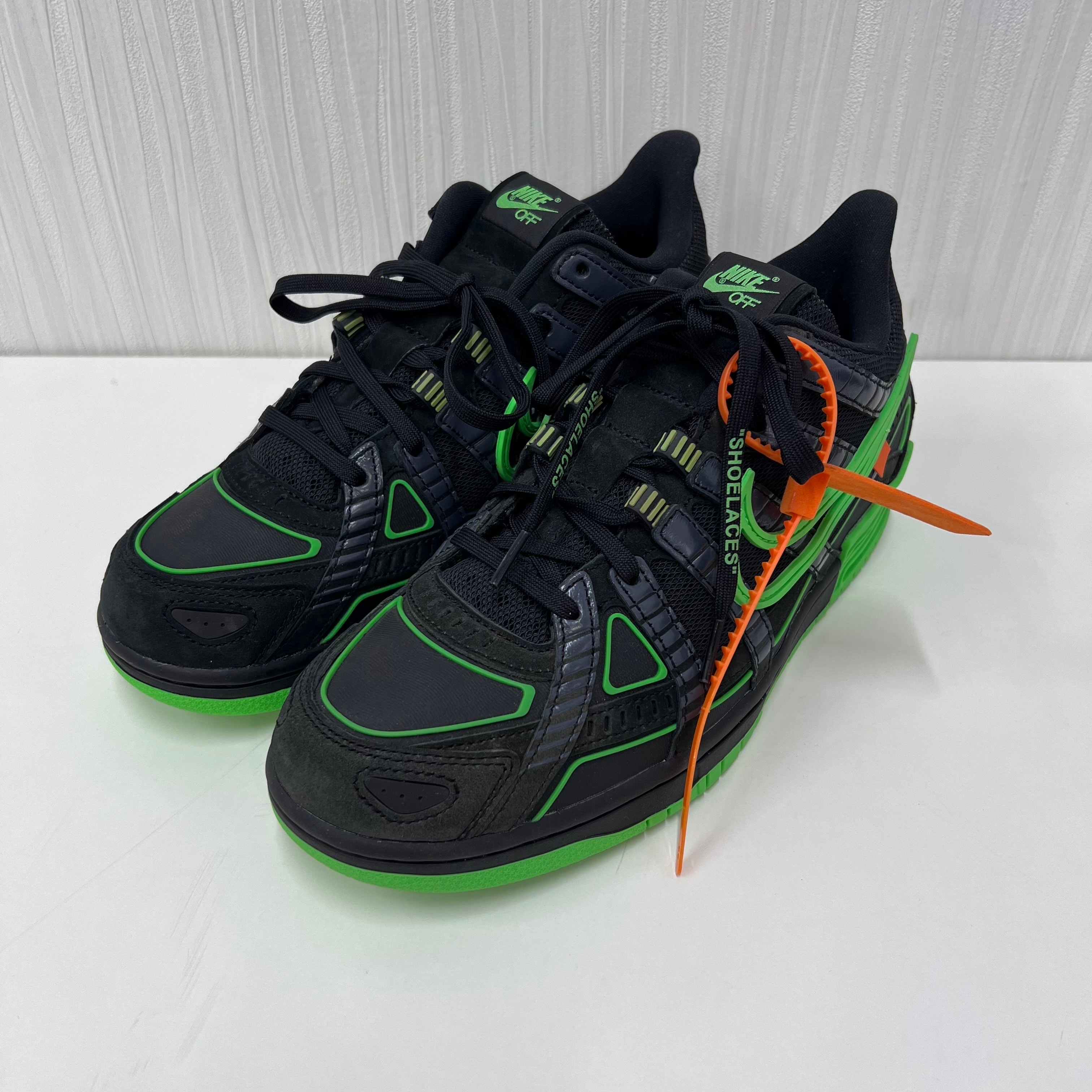 Off-White × Nike Air Rubber Dunk "Black/Green Strike"