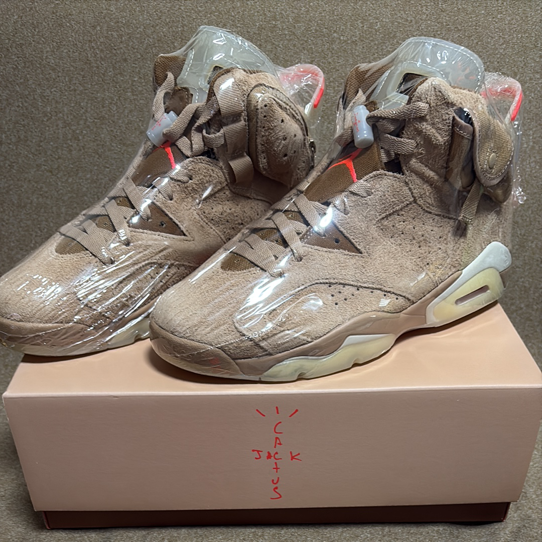 Travis Scott × Nike Air Jordan 6 "British Khaki"