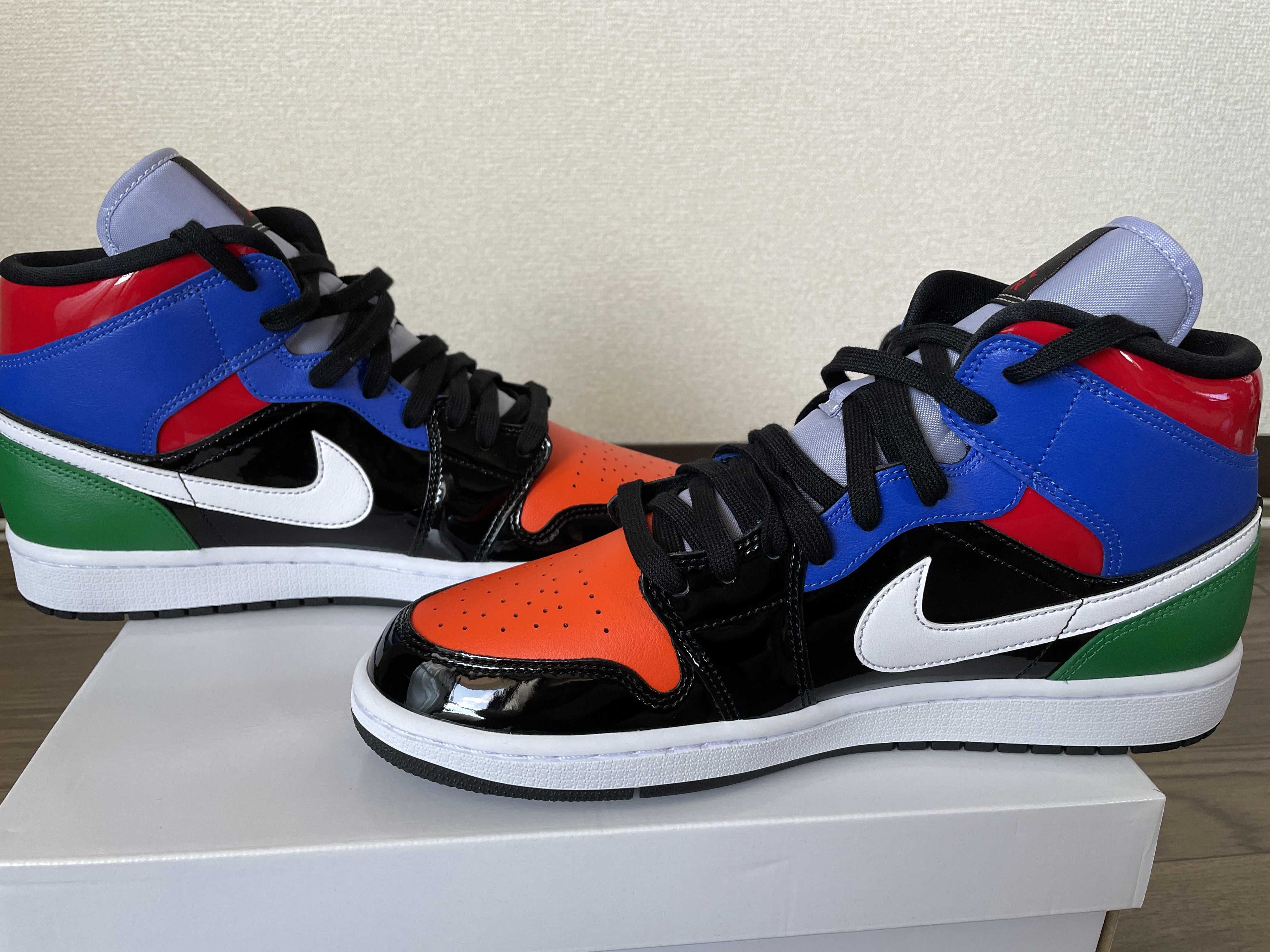 NIKE Women's AIR JORDAN 1 MID "PATENT BLEND"