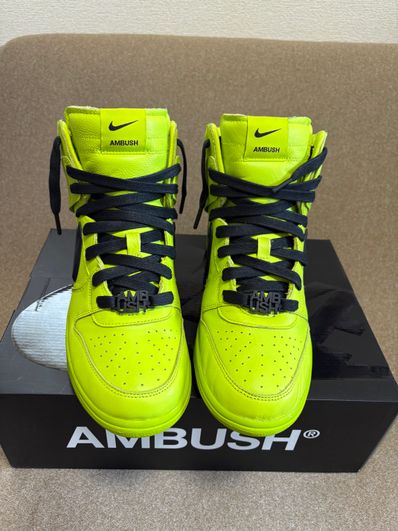 AMBUSH × NIKE DUNK HIGH "FLASH LIME"