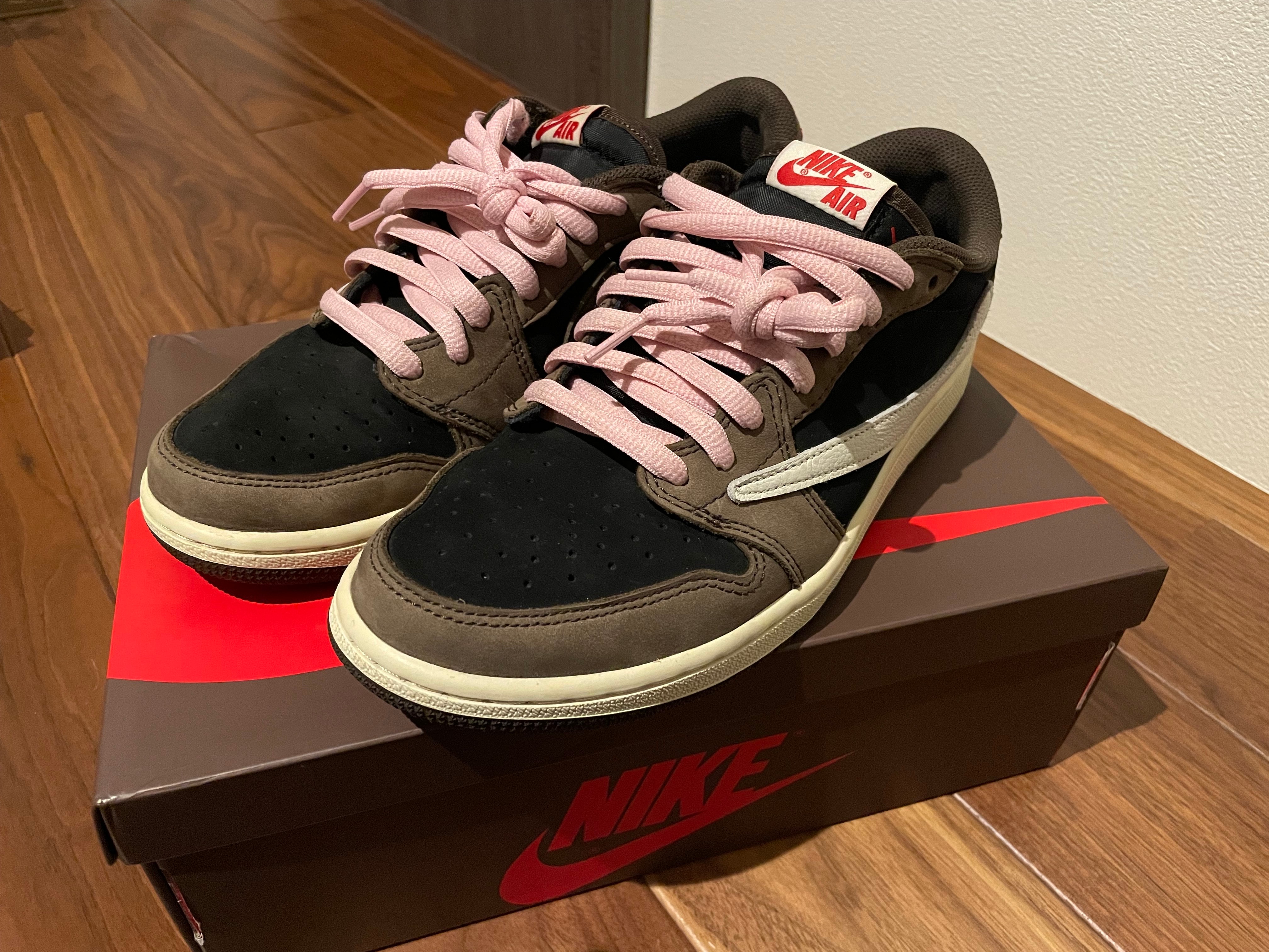 Travis Scott × Nike Air Jordan 1 Low OG SP-T "Black/Dark Mocha"