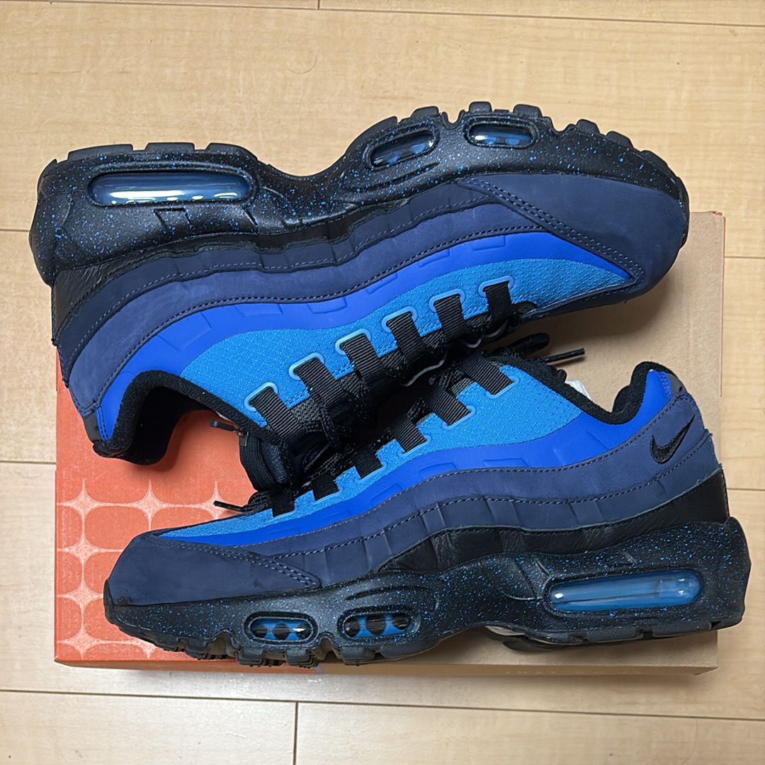 Stash × Nike Air Max 95 "Black and Harbor Blue" (2024)