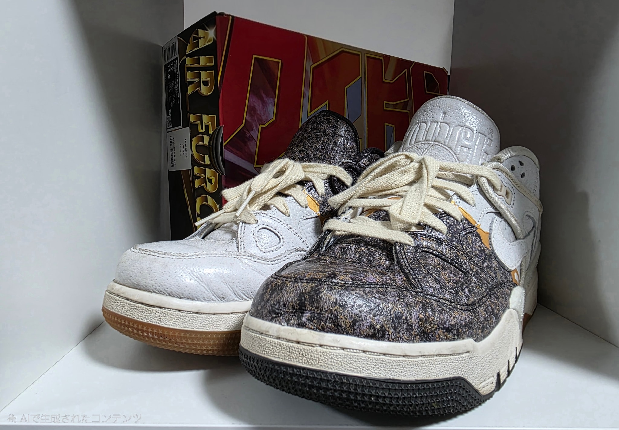 NIGO® × Nike Air Force 3 Low SP "Kintsugi/Phantom and Night Stadium" (NIGO Heel Logo)