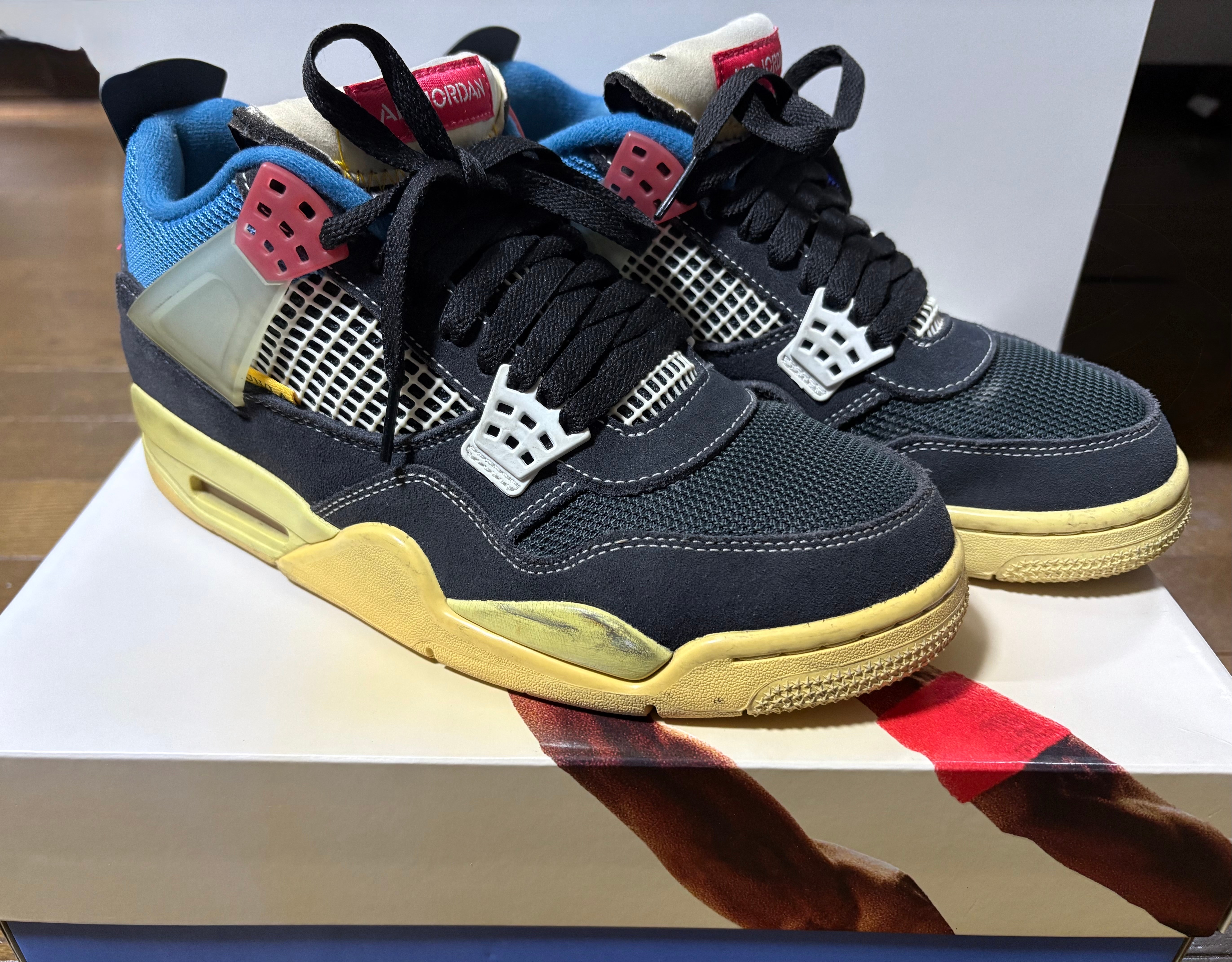 UNION × Nike Air Jordan 4 "Off Noir"