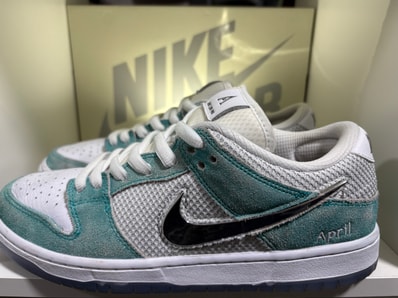 APRIL SKATEBOARDS × Nike SB Dunk Low Pro QS "White and Multi-Color"