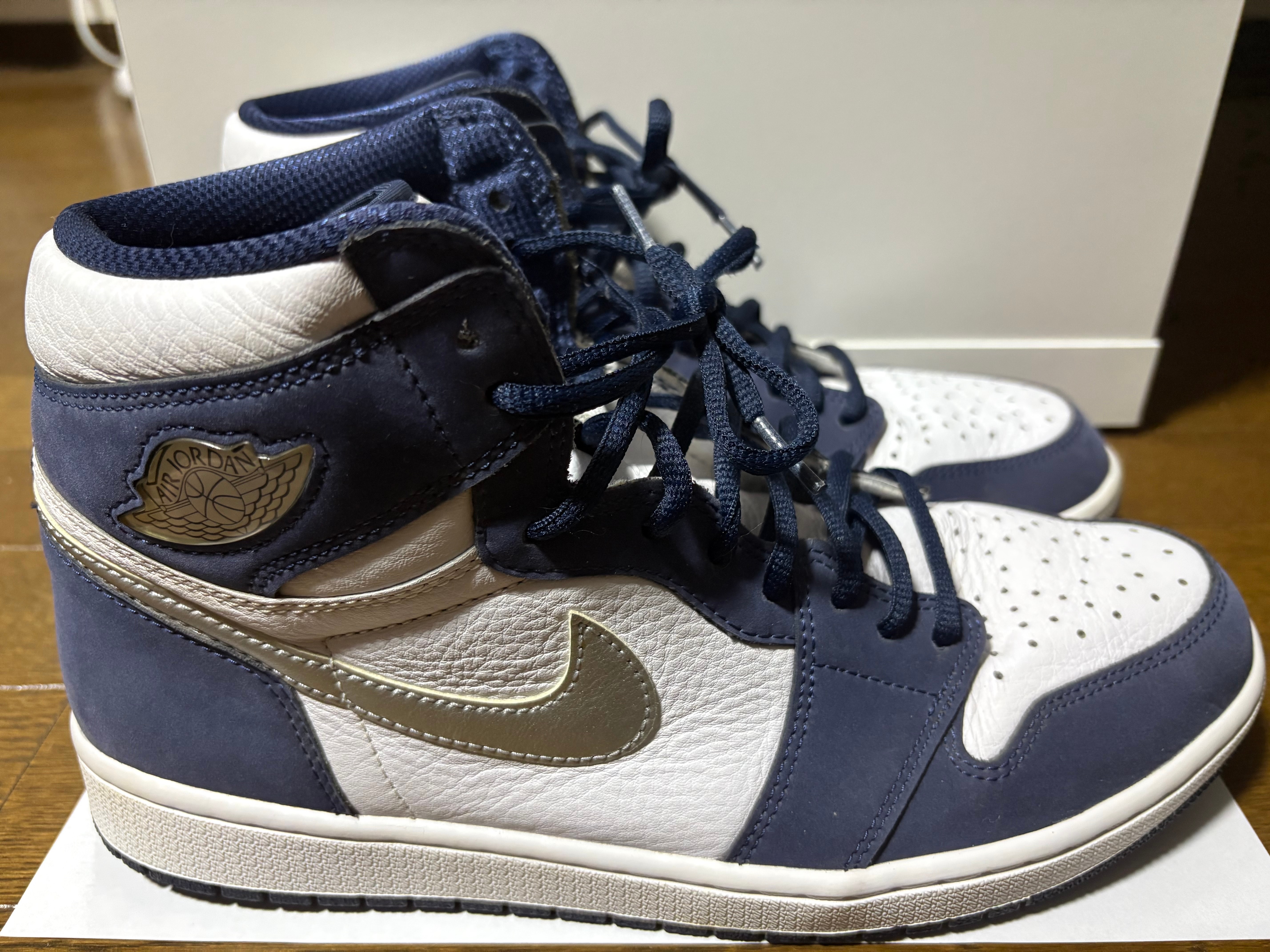 Nike Air Jordan 1 High OG CO.JP "White/Midnight Navy" (2020)(ブリーフケースなし)