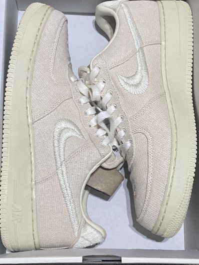 Stussy × Nike Air Force 1 Low "Fossil Stone"