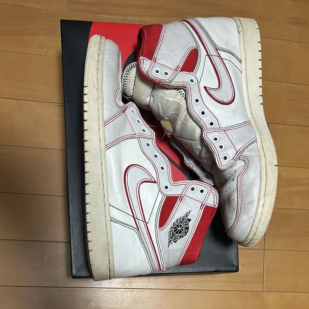 Nike Air Jordan 1 Retro High OG "Sail/University Red"     