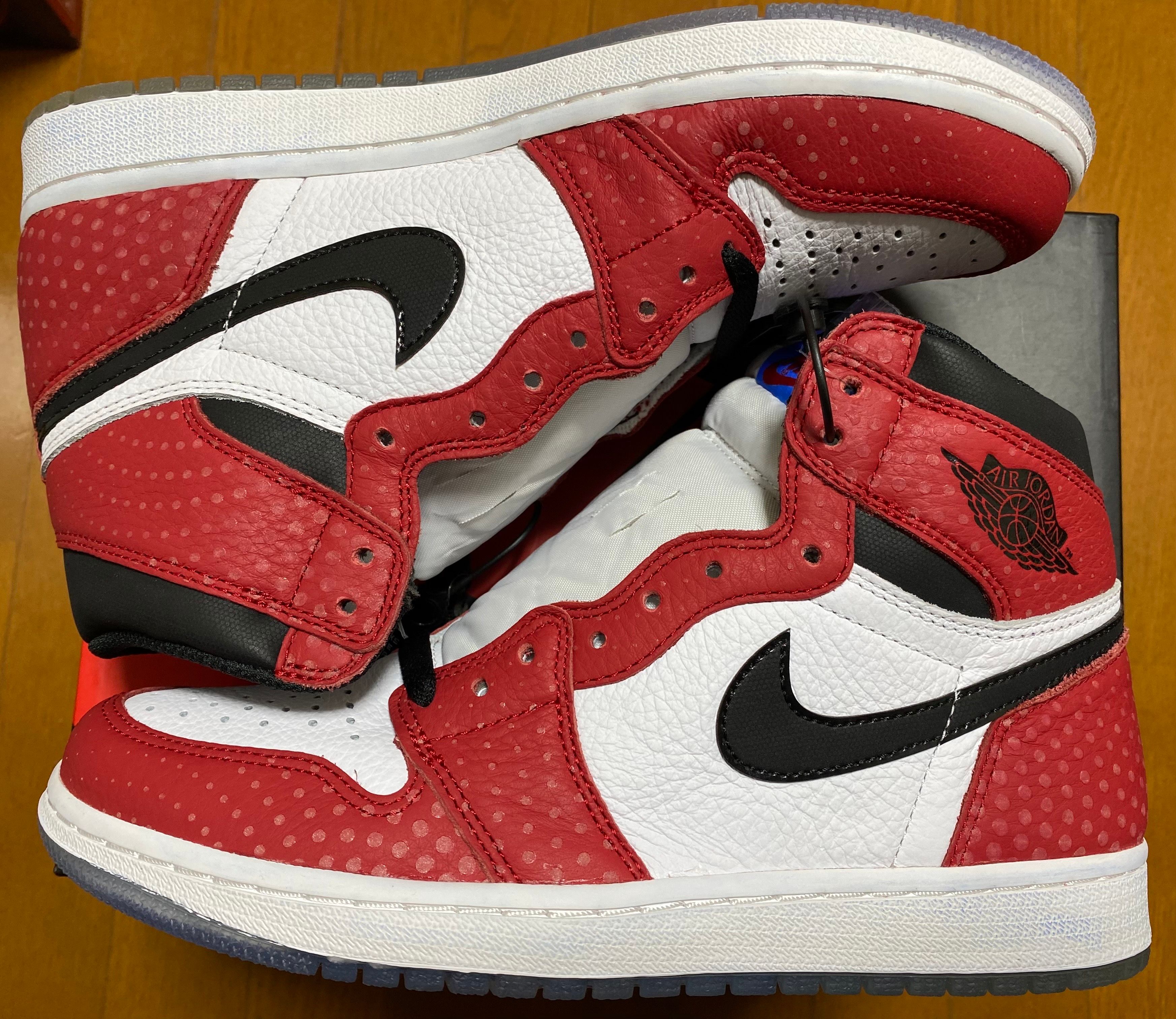 Spiderman × Nike Air Jordan 1 Origin Story "Gym Red/White/Photo Blue/Black"