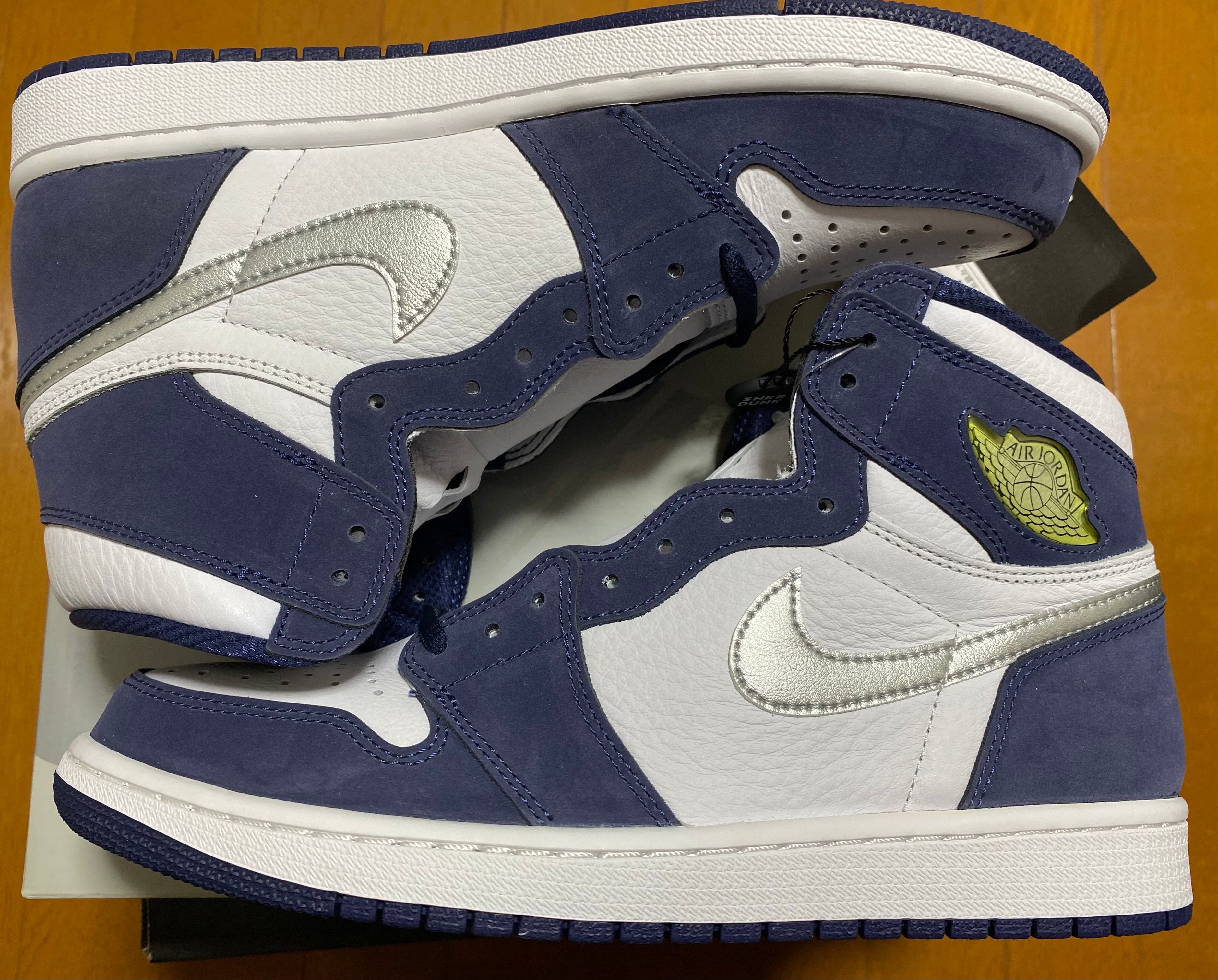 Nike Air Jordan 1 High OG CO.JP "White/Midnight Navy" (2020) (Standard Box)