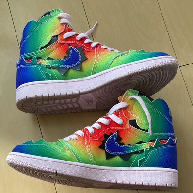 J Balvin × Nike Air Jordan 1 High OG "Rainbow"