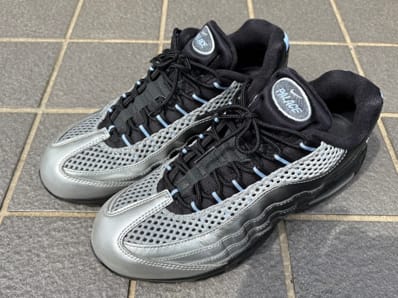 Palace Skateboards × Nike Air Max 95 Big Bubble "Metallic Silver/Aluminum"