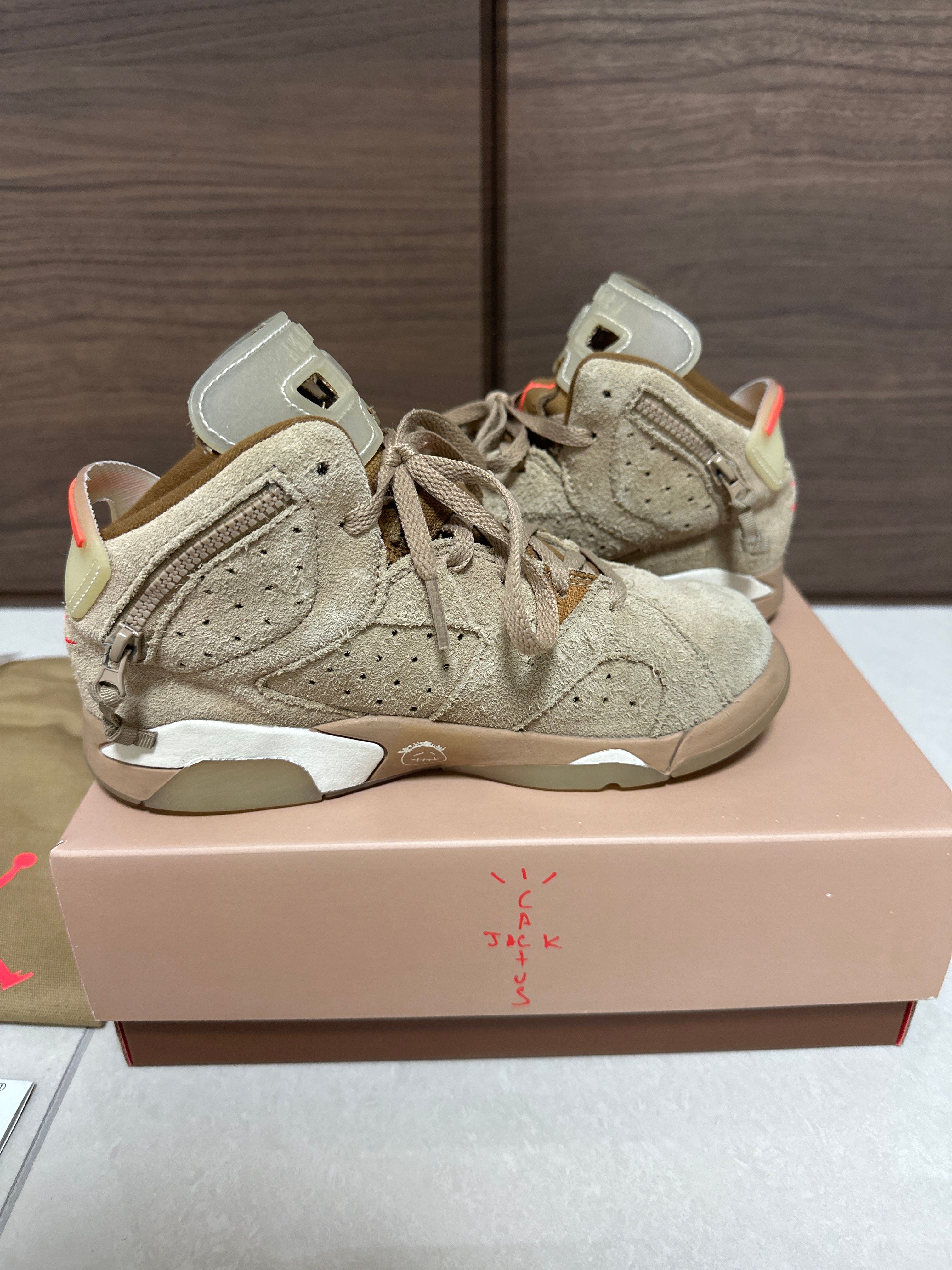 Travis Scott  × Nike PS Air Jordan 6 "British Khaki"