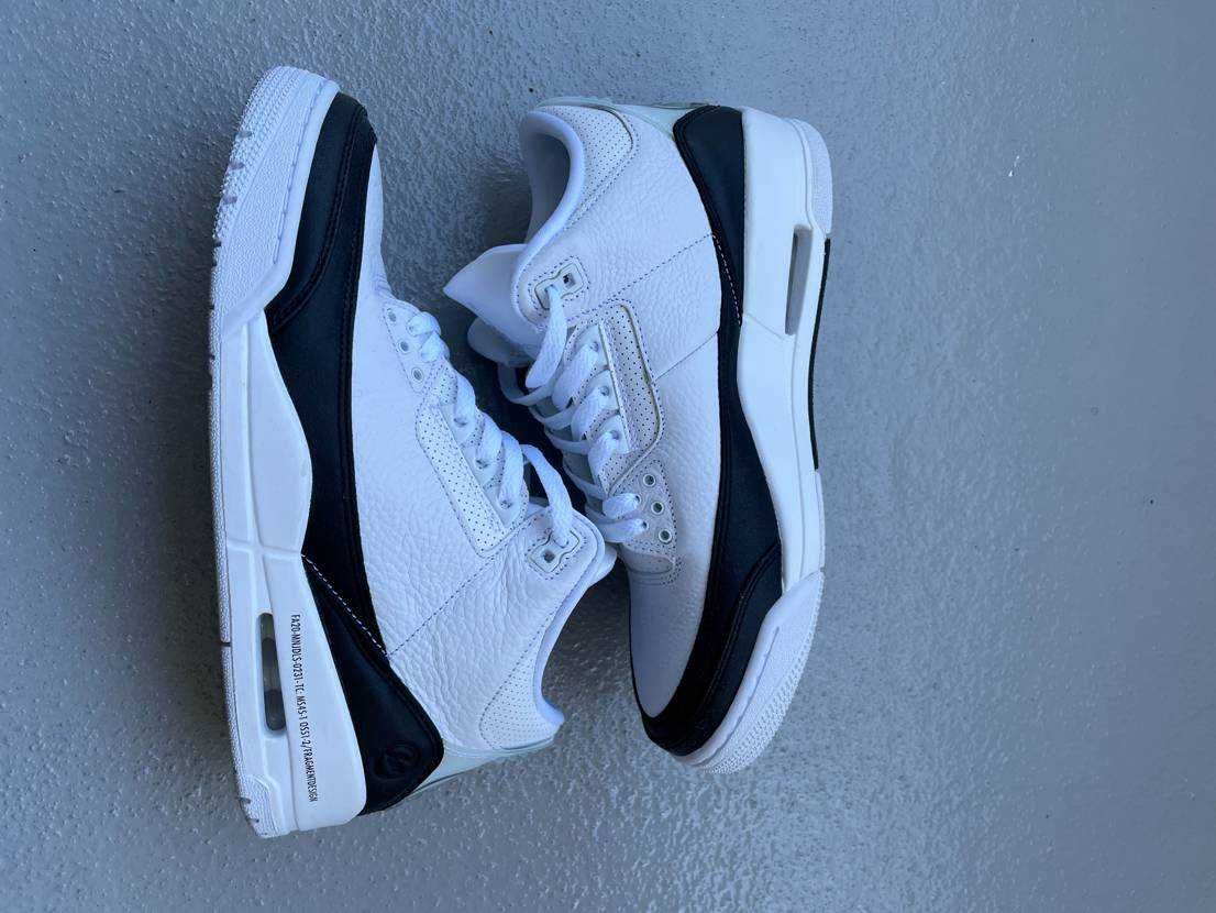 Fragment × Nike Air Jordan 3 "White/Black"