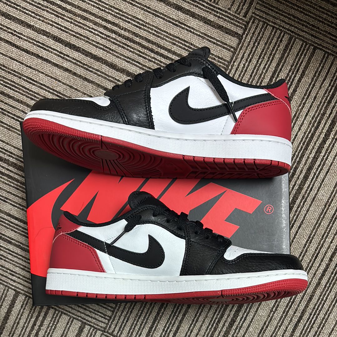 Nike Air Jordan 1 Retro Low OG "Black Toe"