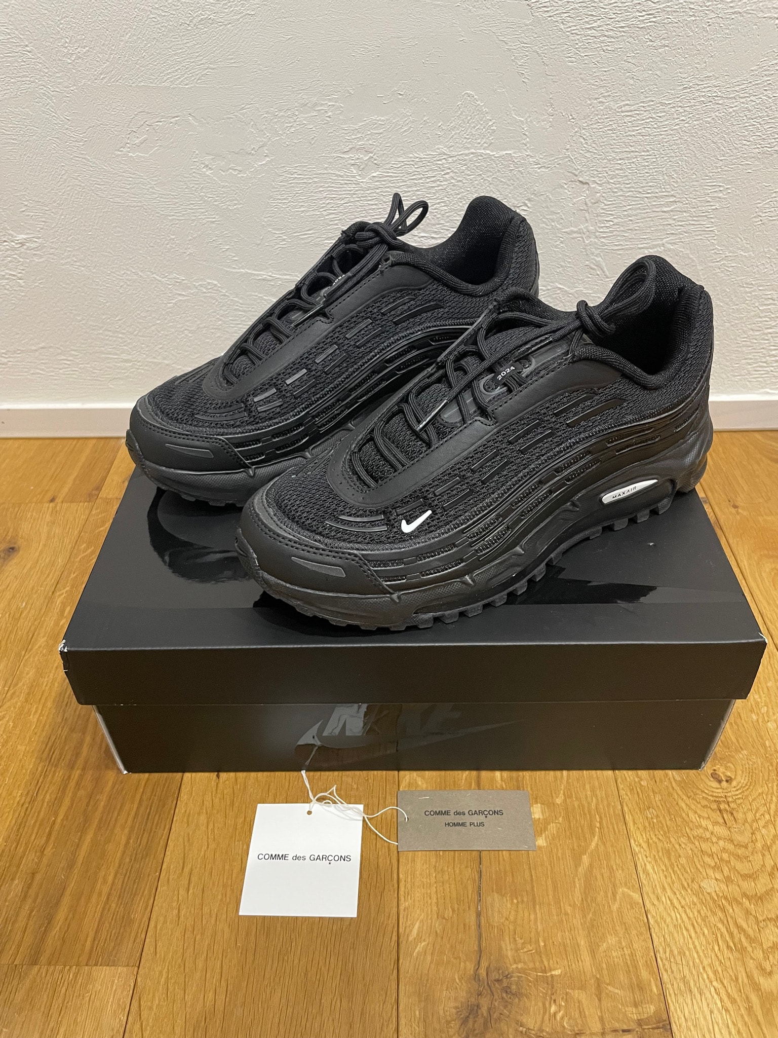 COMME des GARCONS HOMME PLUS × Nike Air Max TL 2.5 "Black"