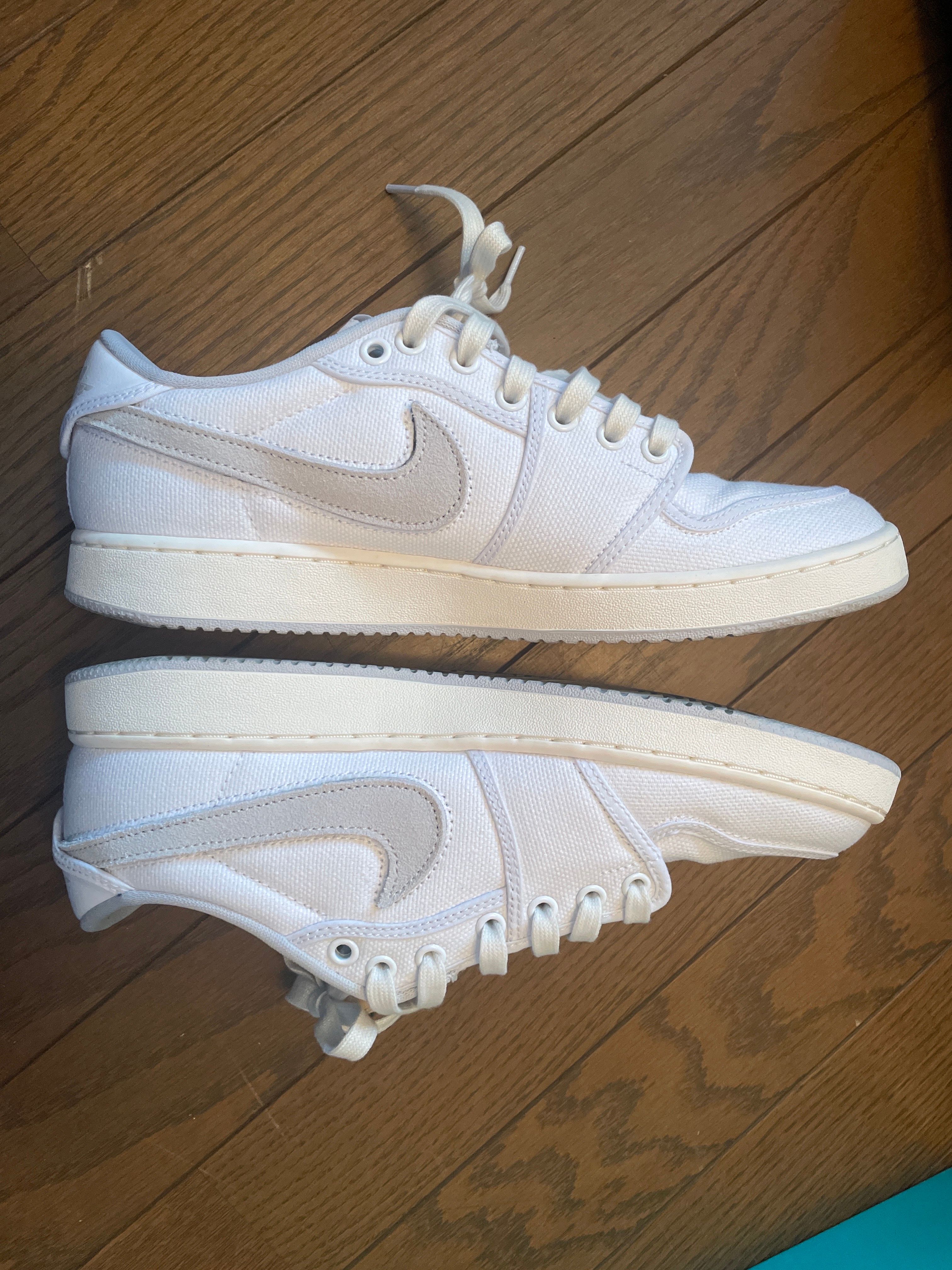 UNION × Nike Air Jordan 1 Low KO "White Canvas"