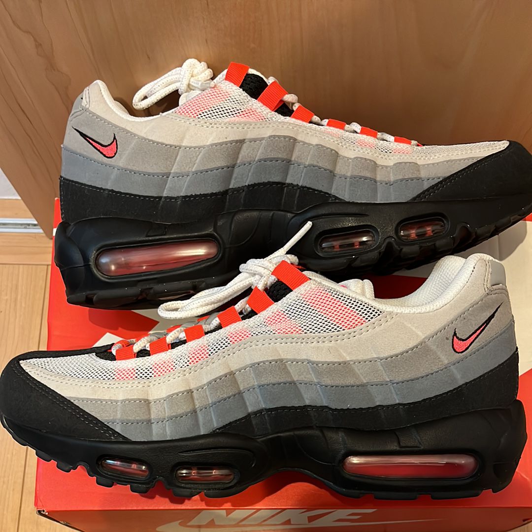 Nike Air Max 95 "White/Solar Red"