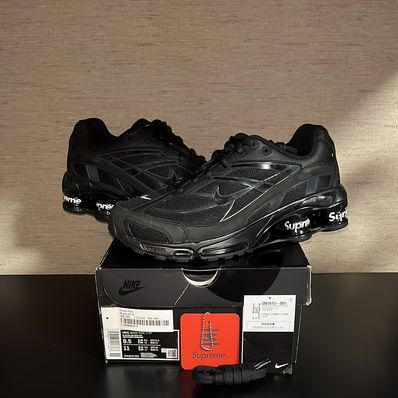 Supreme × Nike Shox Ride 2 "Black/Black-White"