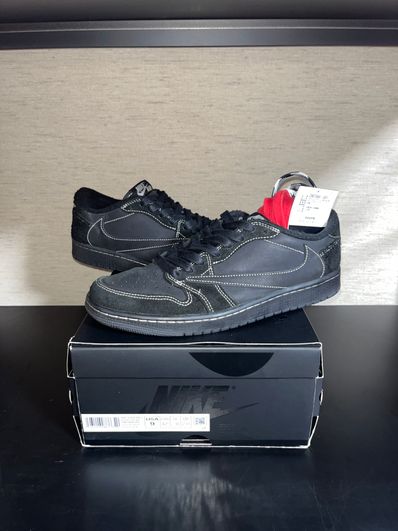 Travis Scott × Nike Air Jordan 1 Low OG SP "Black Phantom"