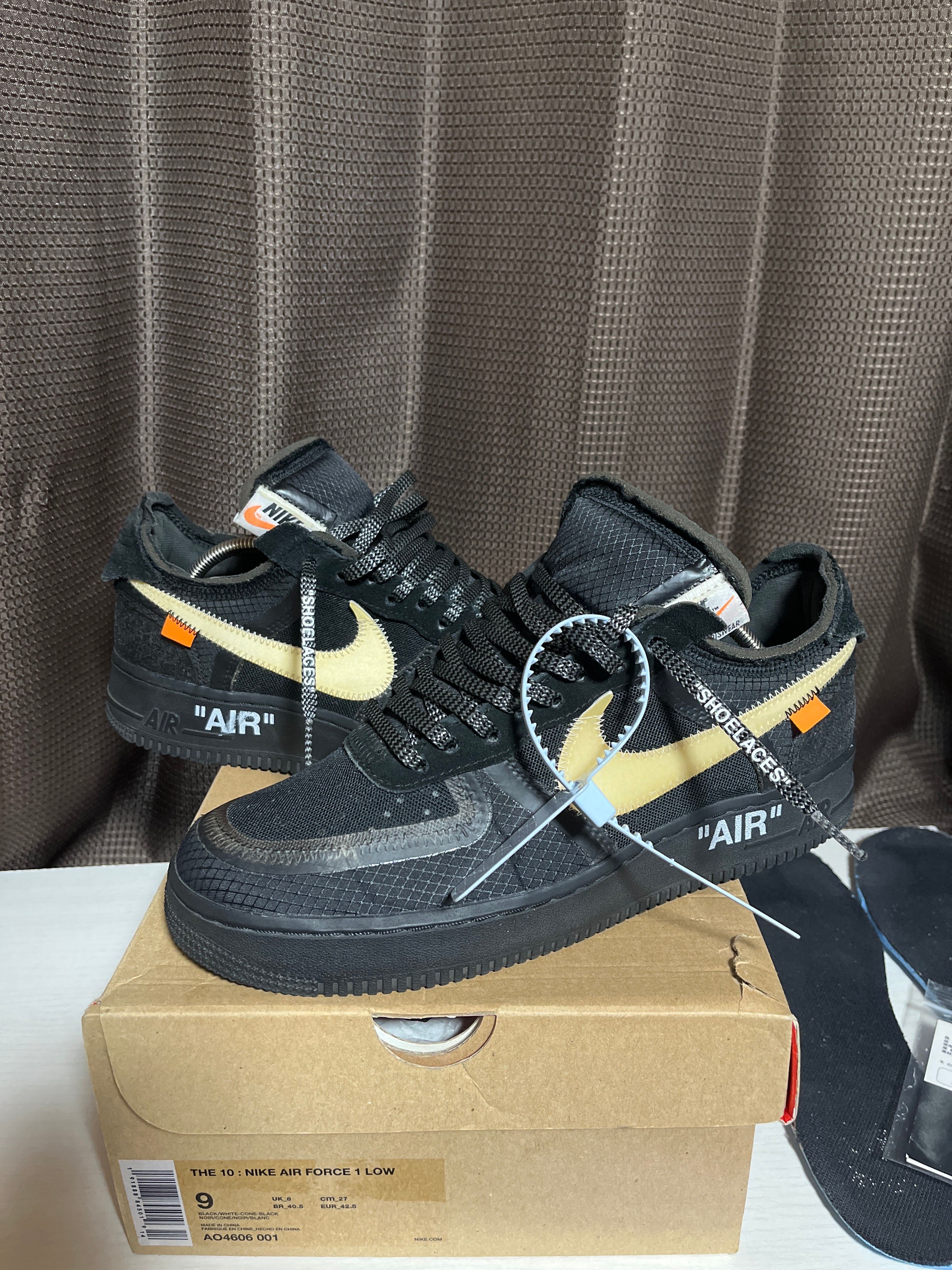 Off-White × Nike Air Force 1 Low "Black"