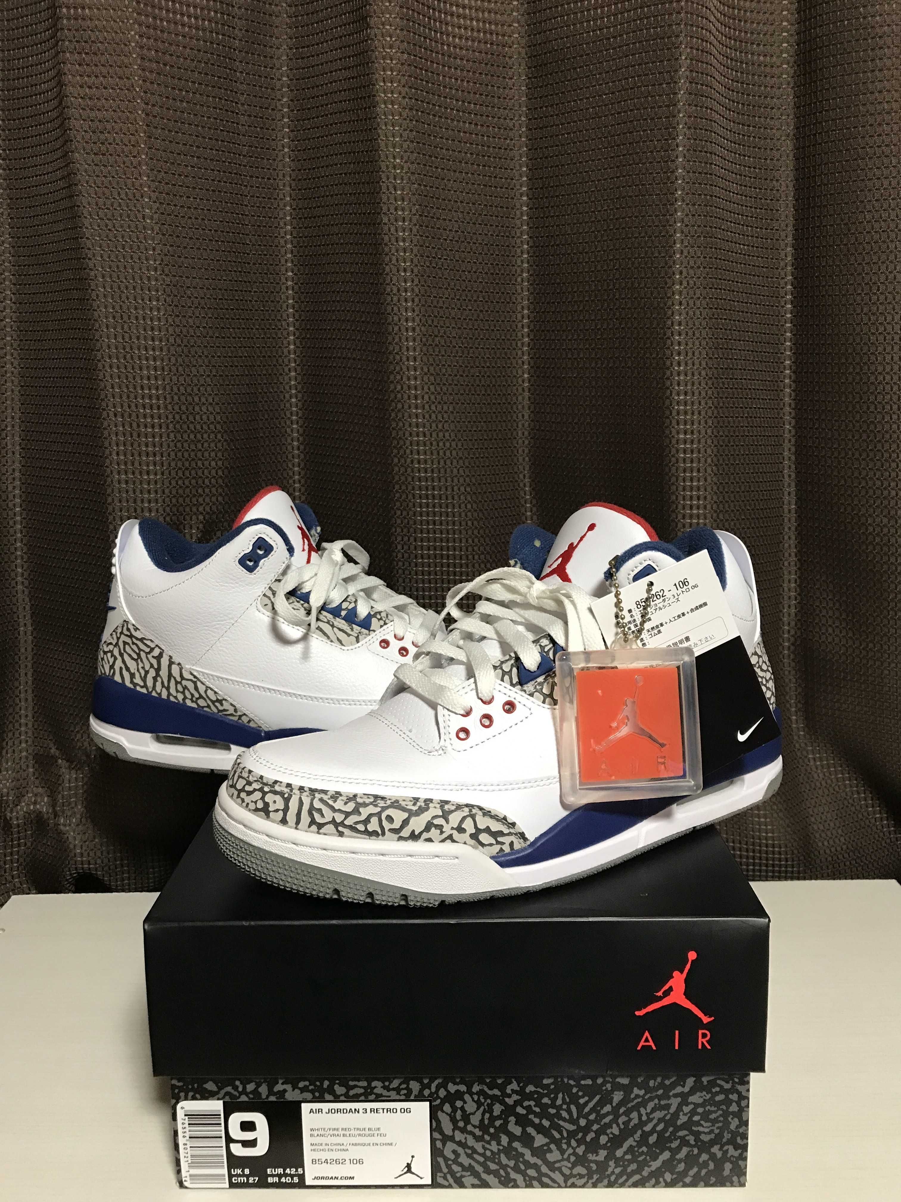 Nike Air Jordan 3 Retro "True Blue" (2016)