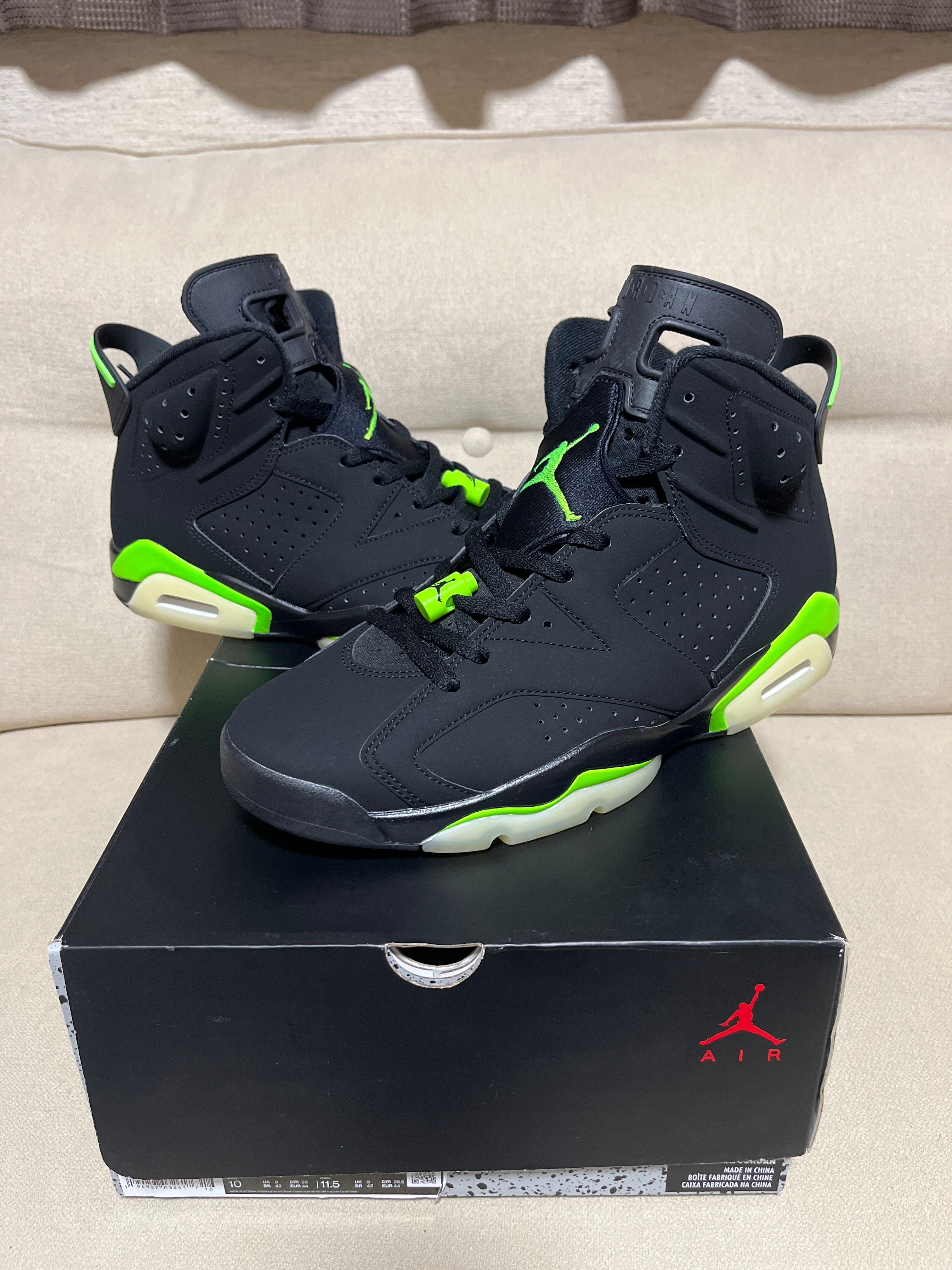 NIKE AIR JORDAN 6 "ELECTRIC GREEN"