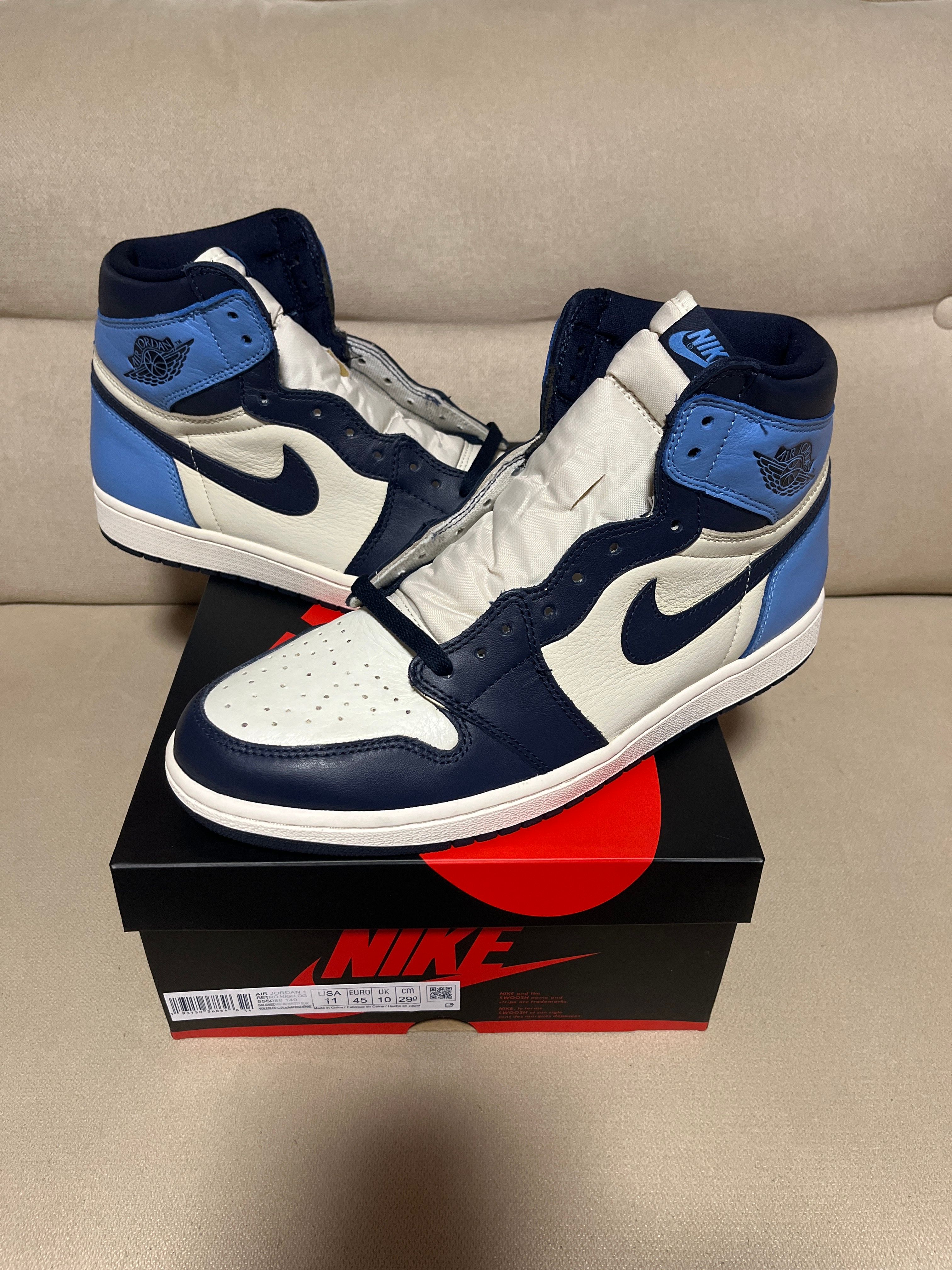 Nike Air Jordan 1 Retro High OG "Obsidian/University Blue"
