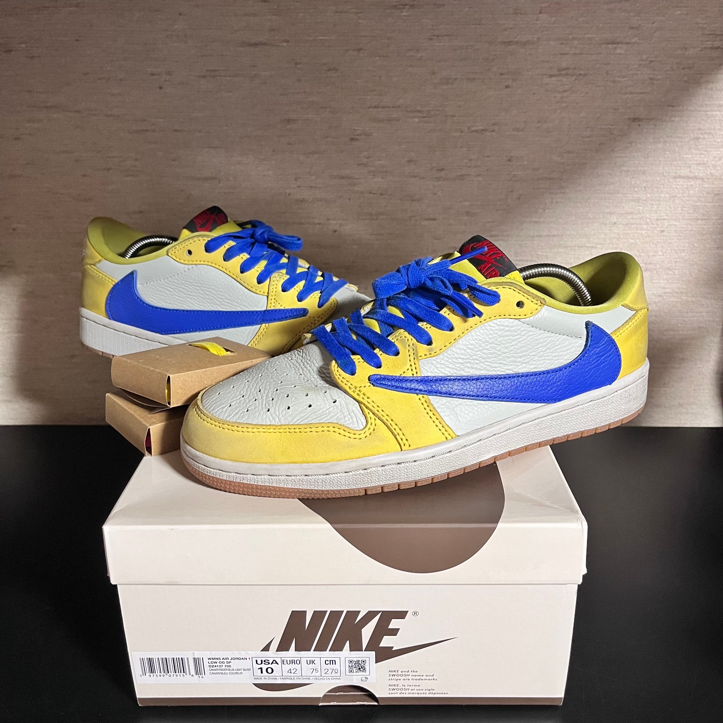 Travis Scott × Nike Women's Air Jordan 1 Retro Low OG "Canary"