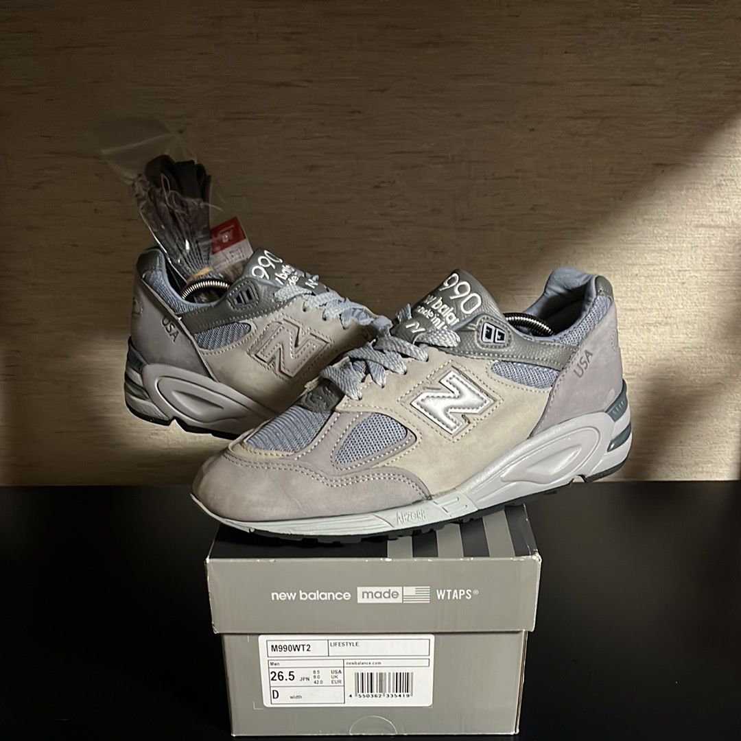 WTAPS new balance 990wt2 グレー スニーカー 楽天市場】お得な割引クーポン発行中!!【送料無料