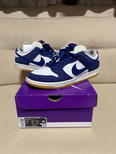 Nike SB Dunk Low "Los Angeles Dodgers/Deep Royal Blue"