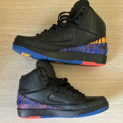 NIKE AIR JORDAN 2 RETRO BHM "BLACK"