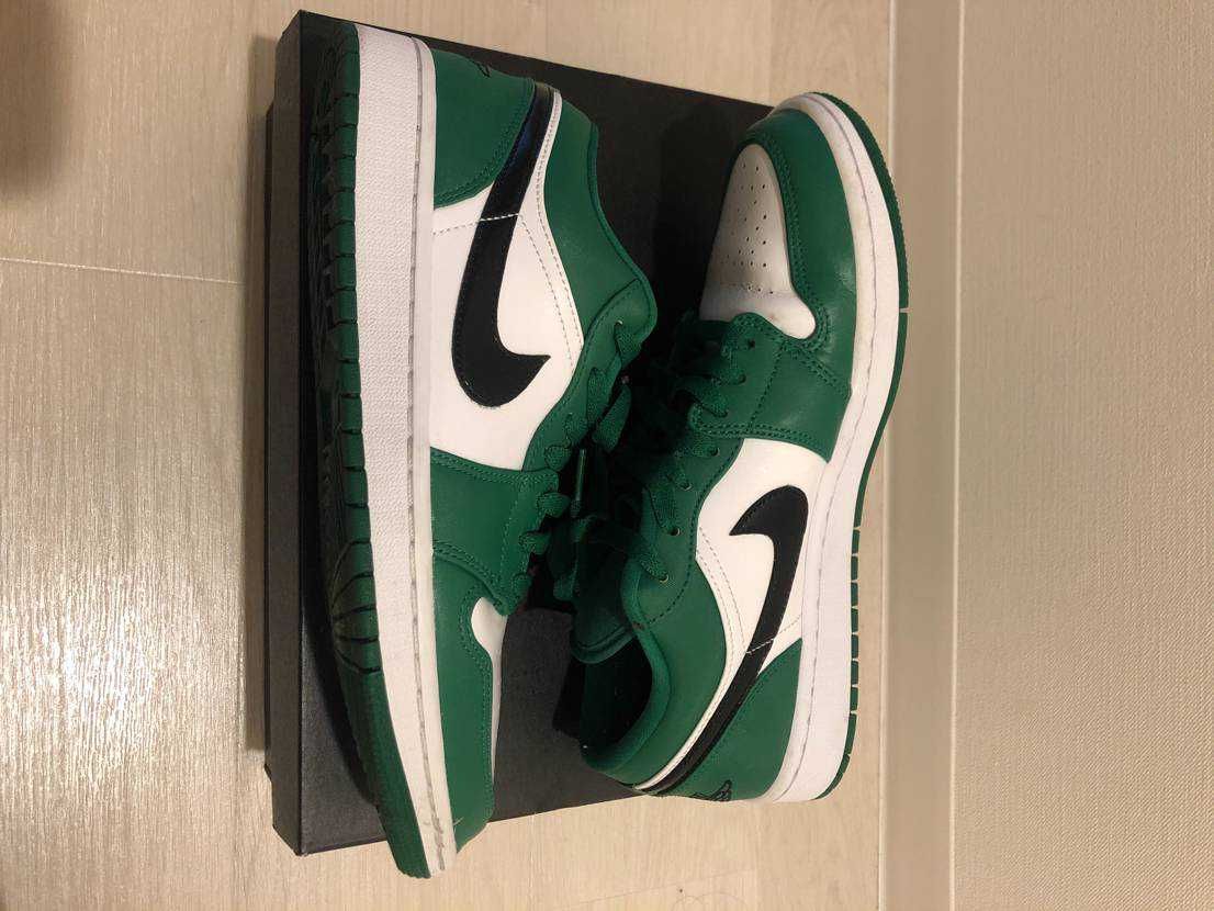 Nike Air Jordan 1 Low "Pine Green/White"