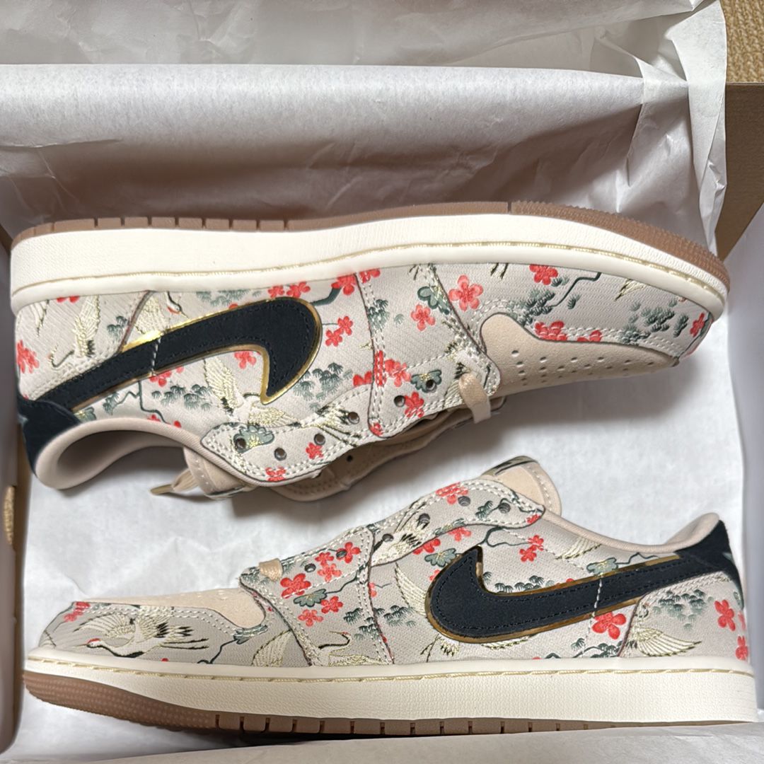 Rui Hachimura × Nike Air Jordan 1 Retro Low OG SP "Cranes"