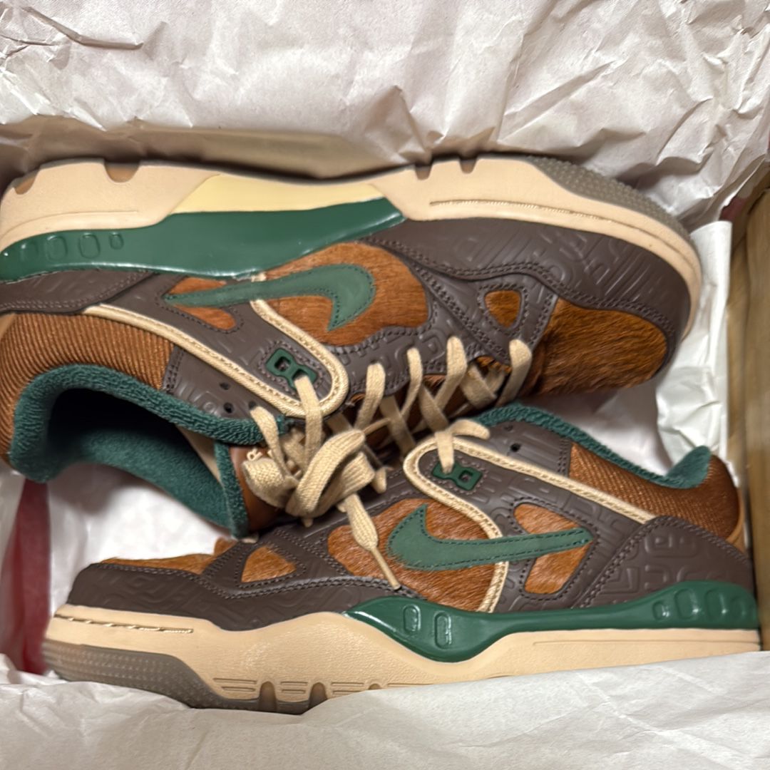 NIGO® × Nike Air Force 3 Low SP "Baroque Brown and Pecan" (Heel Logo "NIGO")