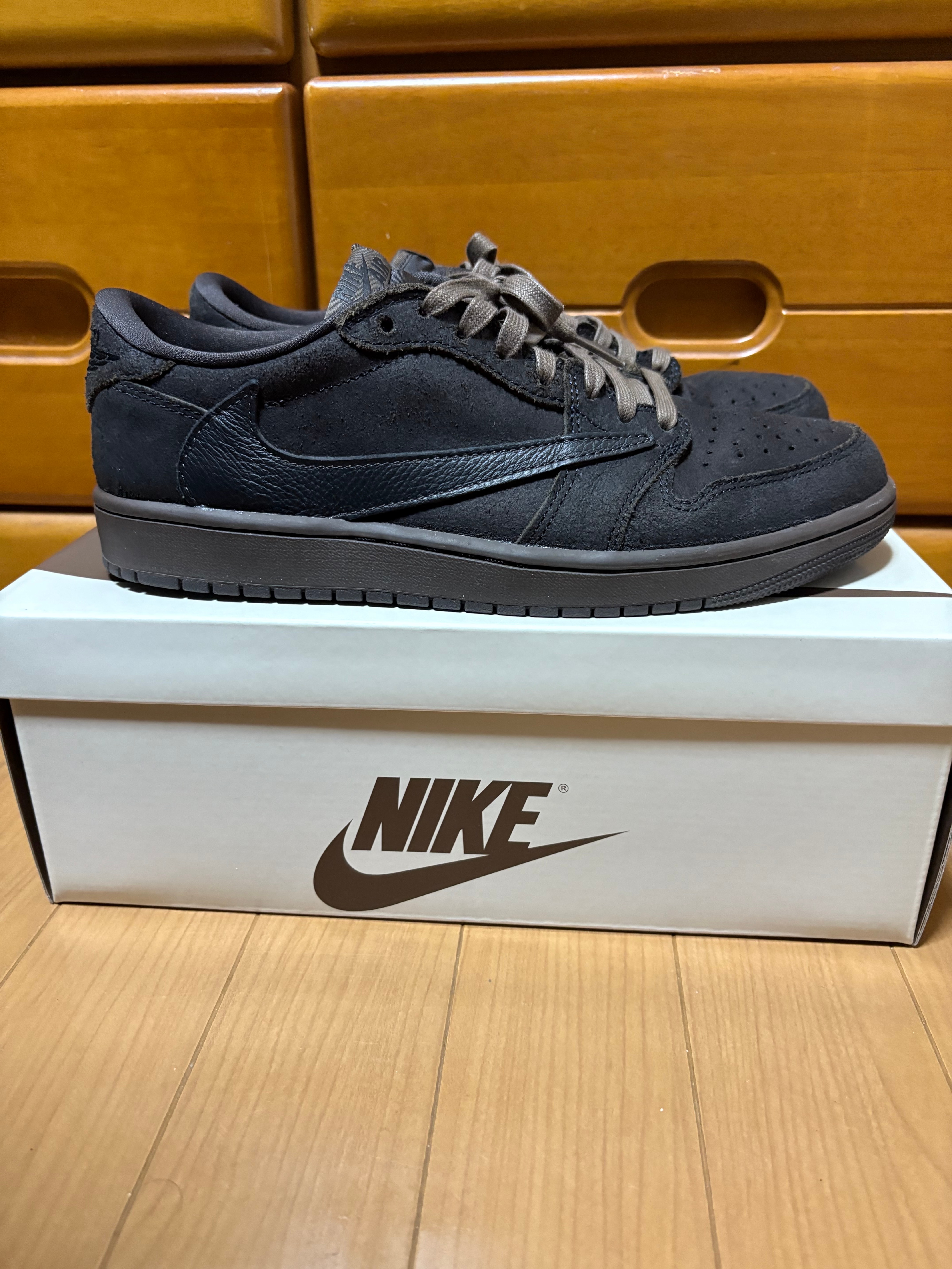 Travis Scott × Nike Air Jordan 1 Low OG SP "Velvet Brown and Dark Mocha"