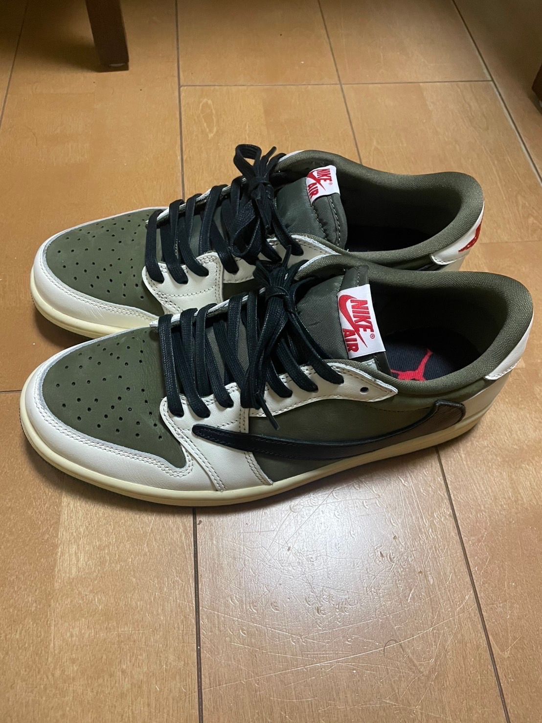 Travis Scott × Nike Air Jordan 1 Low OG SP "Reverse Olive"