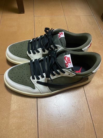 Travis Scott × Nike Air Jordan 1 Low OG SP "Reverse Olive"