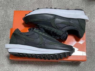 sacai × Nike LDV Waffle "Triple Black"