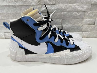 sacai × NIKE BLAZER MID "BLACK / BLUE"