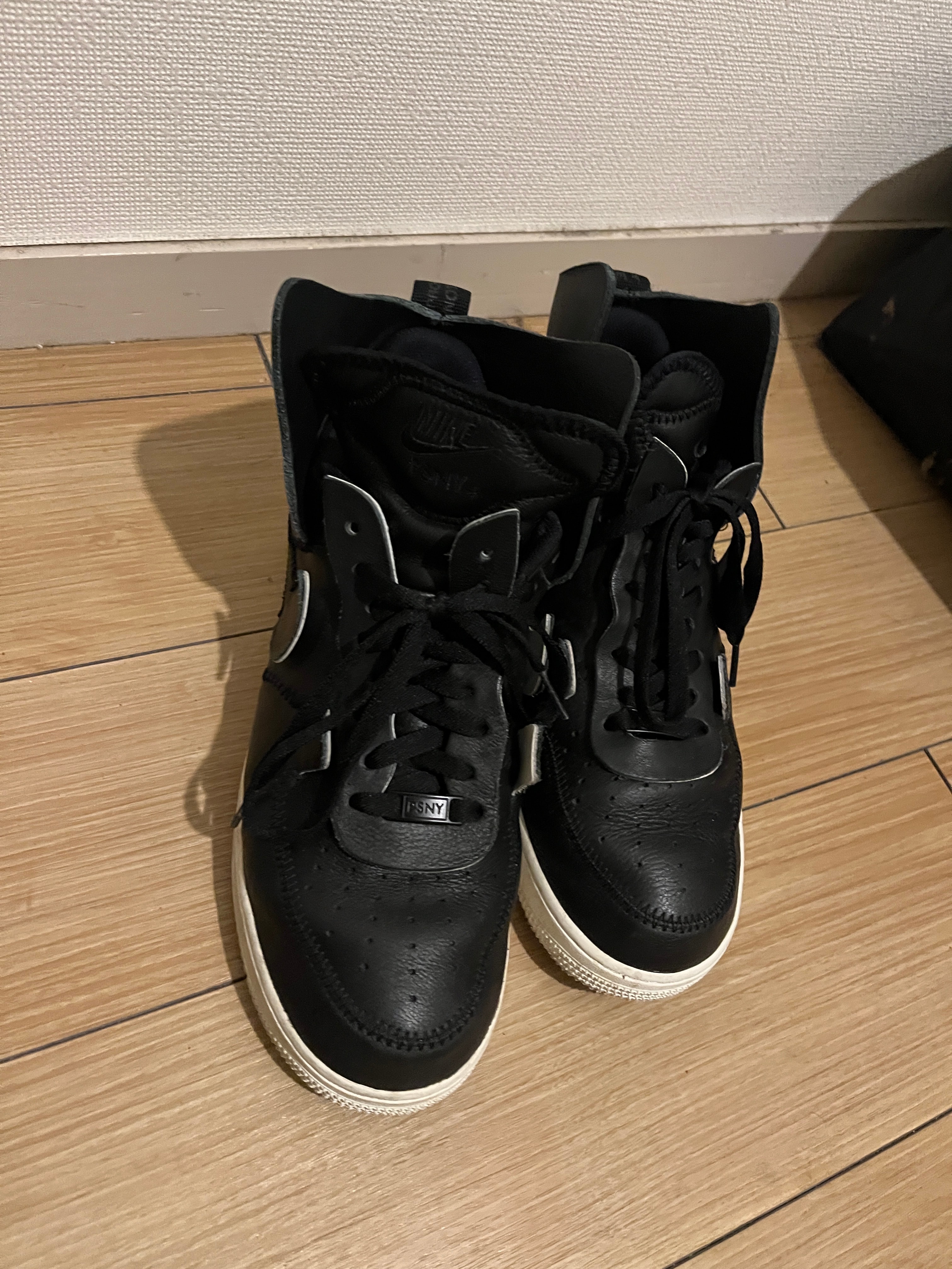 ナイキ エアフォース1 ハイ "PSNY ブラック"