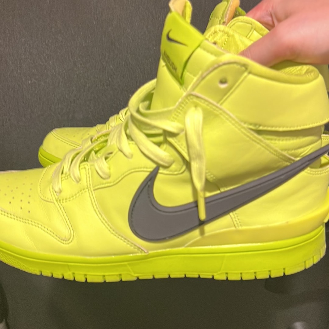 Ambush × Nike Dunk High "Flash Lime"